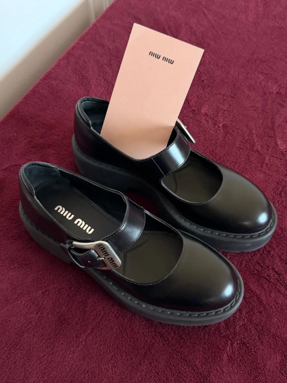 Miu Miu Black Leather Platform Mary Janes – Nearly New